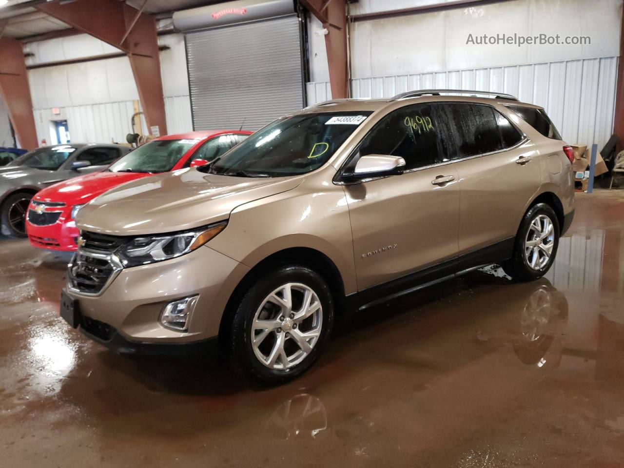 2018 Chevrolet Equinox Lt Tan vin: 2GNAXTEX7J6252173