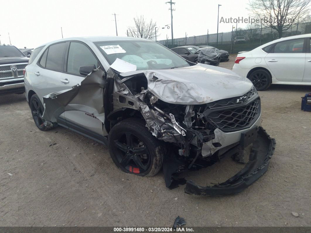 2018 Chevrolet Equinox Lt Silver vin: 2GNAXTEX7J6273377