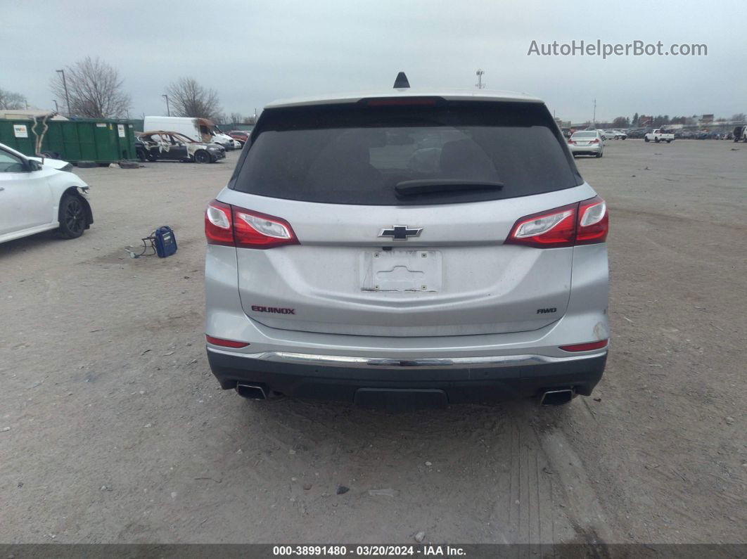 2018 Chevrolet Equinox Lt Silver vin: 2GNAXTEX7J6273377