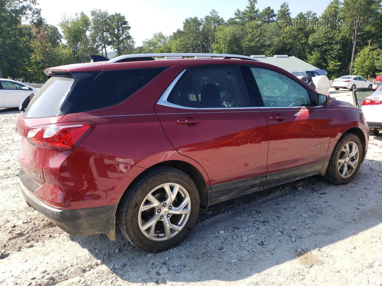 2018 Chevrolet Equinox Lt Burgundy vin: 2GNAXTEXXJ6282929