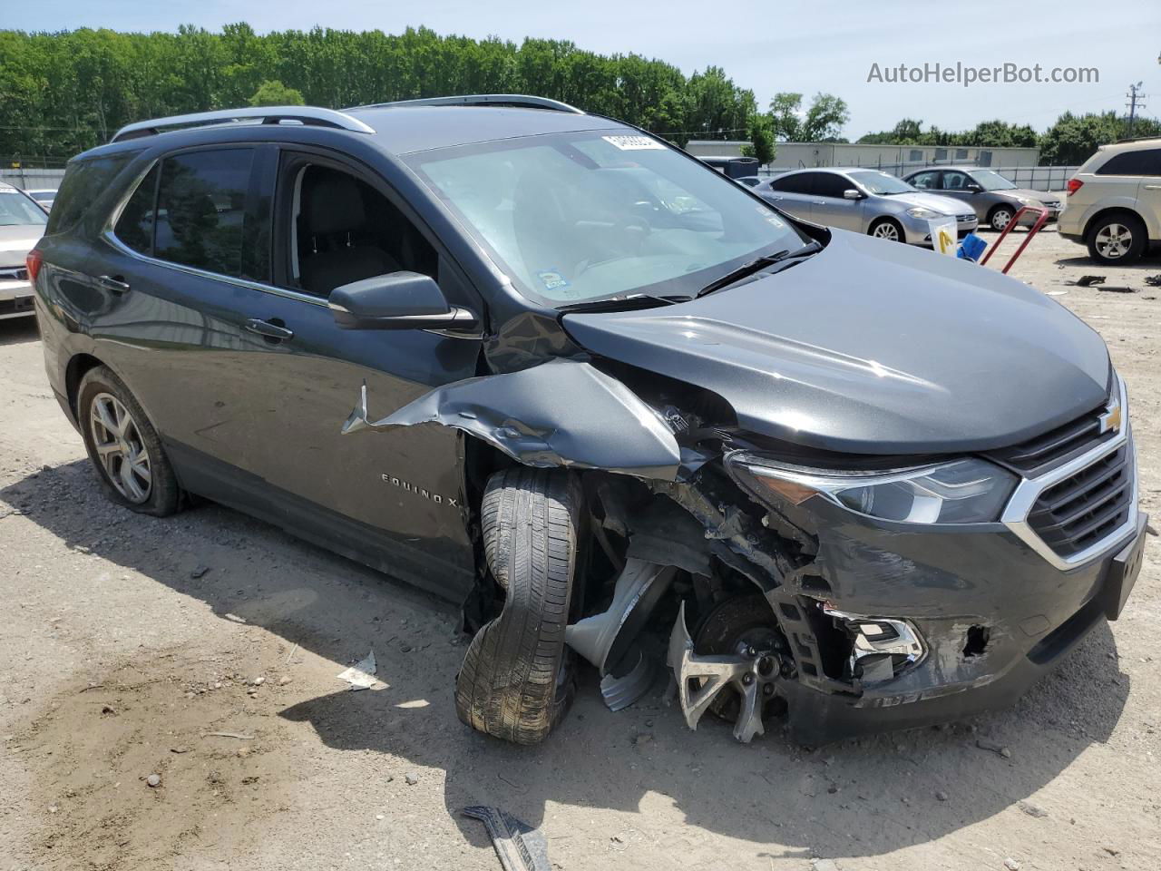 2018 Chevrolet Equinox Lt Gray vin: 2GNAXTEXXJ6308753