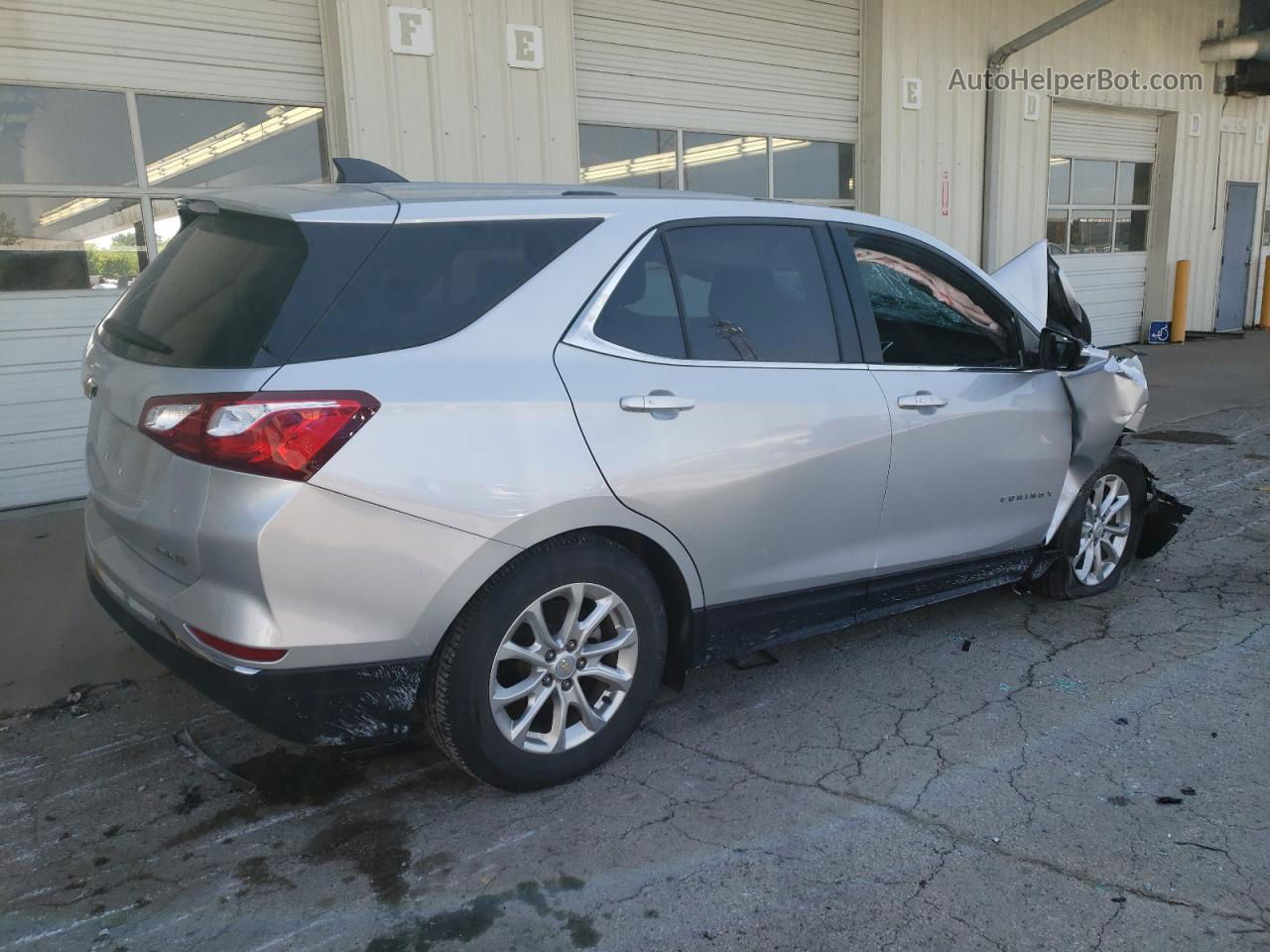 2019 Chevrolet Equinox Lt Silver vin: 2GNAXUEV0K6147982