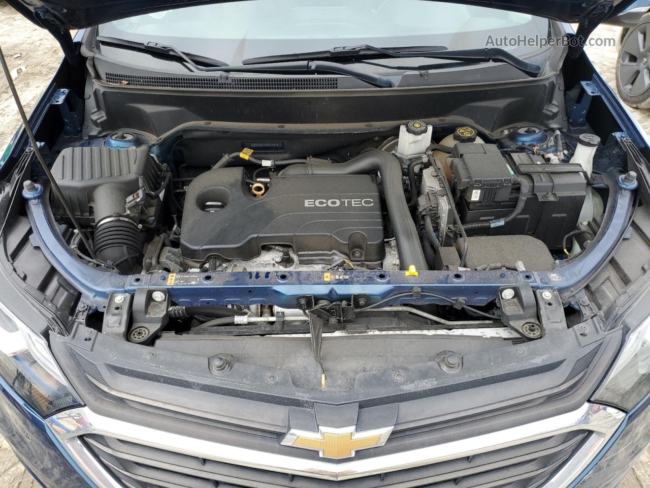 2019 Chevrolet Equinox Lt Синий vin: 2GNAXUEV0K6277311