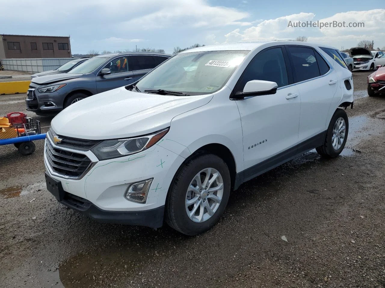 2019 Chevrolet Equinox Lt Белый vin: 2GNAXUEV0K6279902