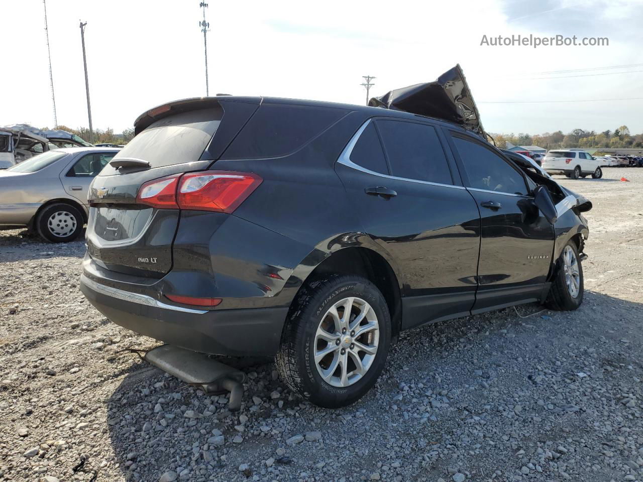 2020 Chevrolet Equinox Lt Black vin: 2GNAXUEV0L6172320