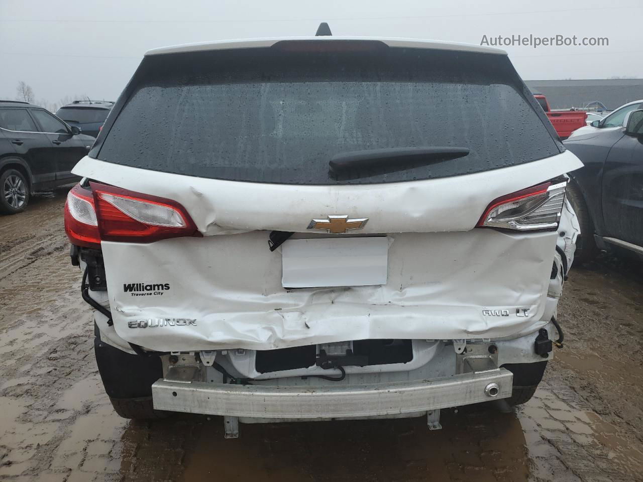 2019 Chevrolet Equinox Lt Белый vin: 2GNAXUEV1K6233141