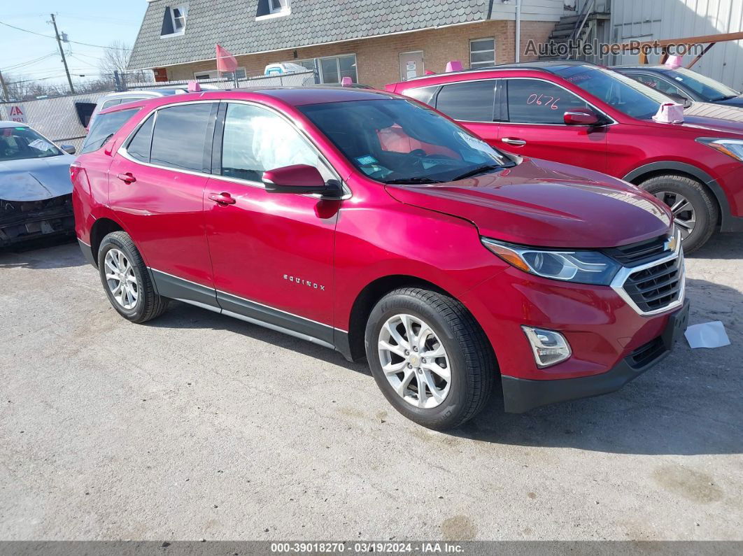 2019 Chevrolet Equinox Lt Red vin: 2GNAXUEV1K6262025