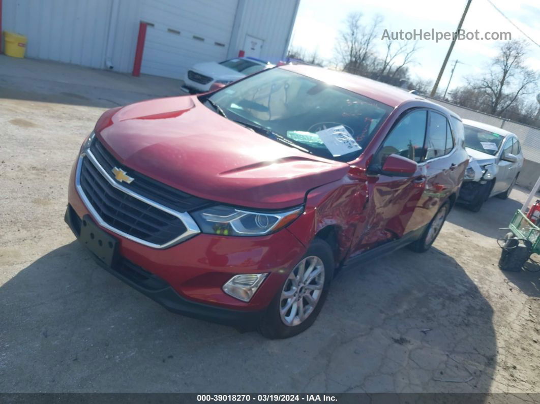 2019 Chevrolet Equinox Lt Red vin: 2GNAXUEV1K6262025