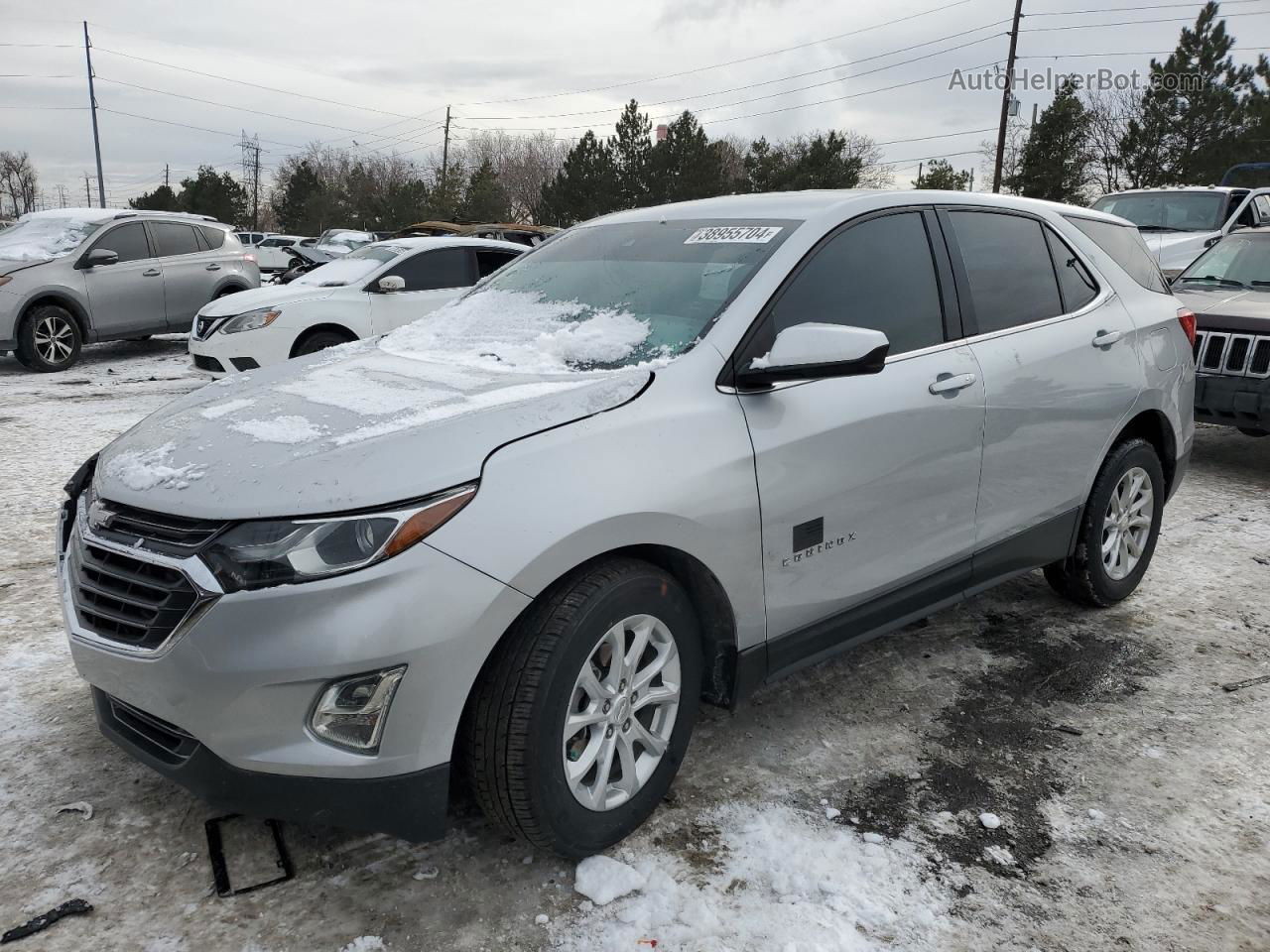 2020 Chevrolet Equinox Lt Серебряный vin: 2GNAXUEV1L6106567