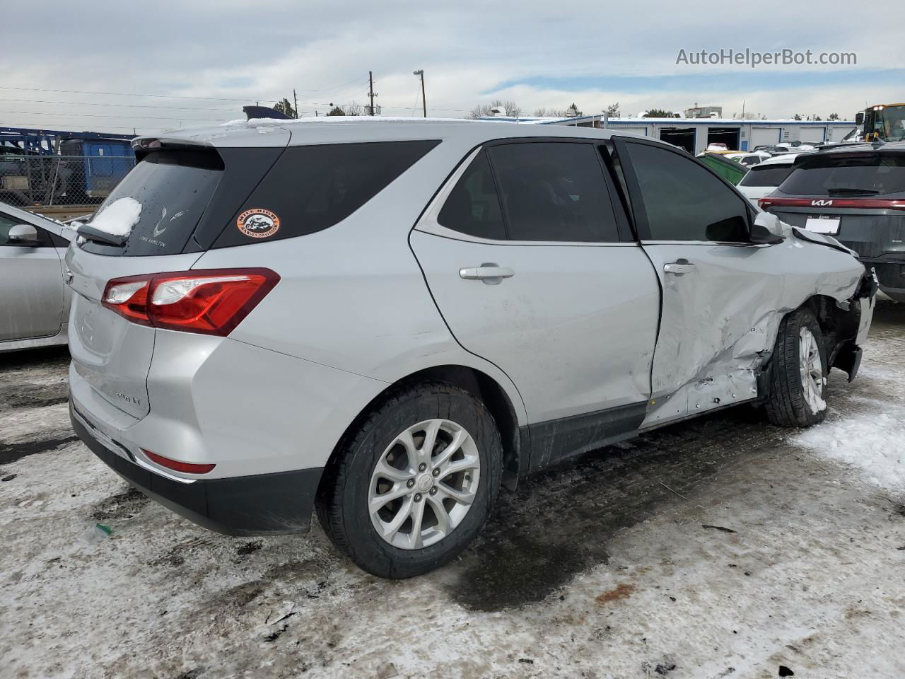 2020 Chevrolet Equinox Lt Silver vin: 2GNAXUEV1L6106567