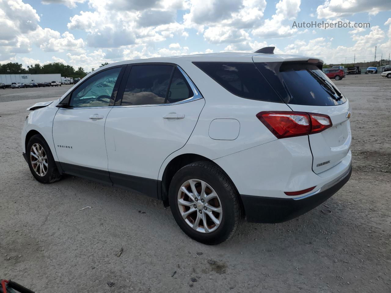 2020 Chevrolet Equinox Lt White vin: 2GNAXUEV1L6206068