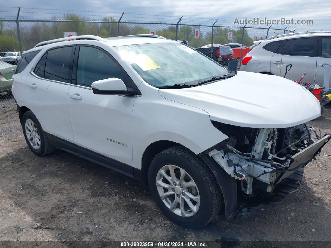 2019 Chevrolet Equinox Lt White vin: 2GNAXUEV2K6106740