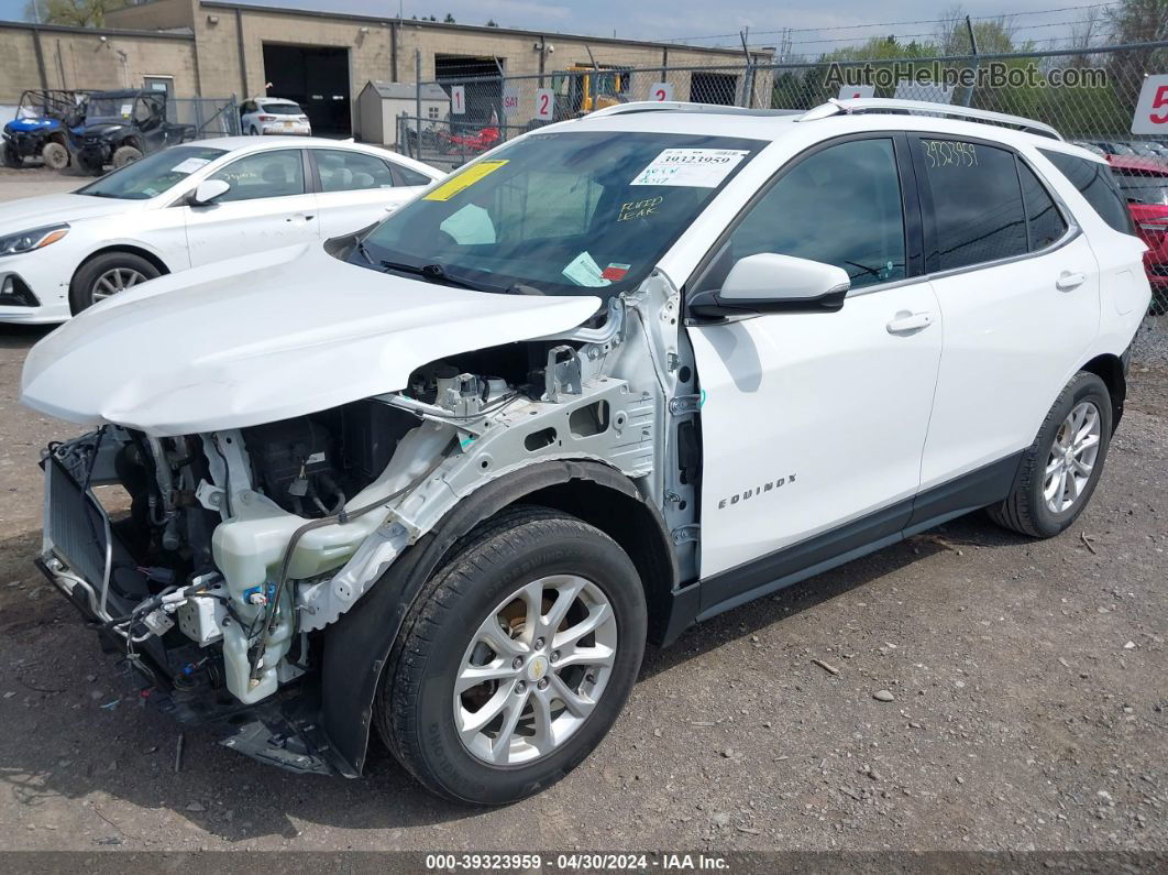 2019 Chevrolet Equinox Lt White vin: 2GNAXUEV2K6106740