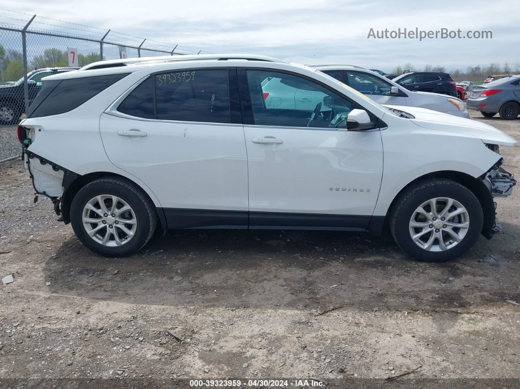 2019 Chevrolet Equinox Lt White vin: 2GNAXUEV2K6106740