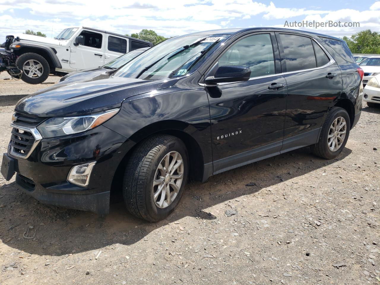 2019 Chevrolet Equinox Lt Black vin: 2GNAXUEV2K6116314