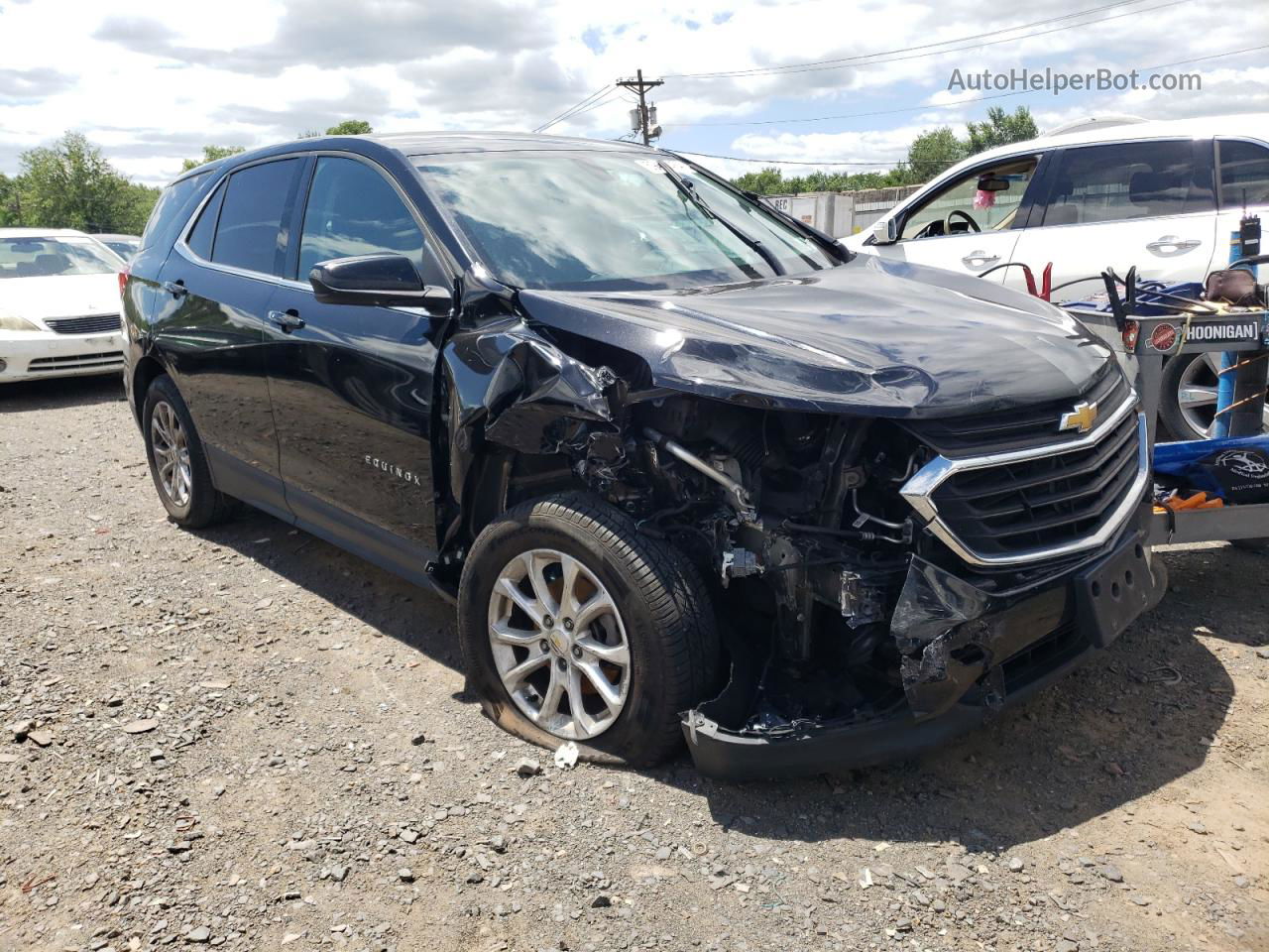 2019 Chevrolet Equinox Lt Black vin: 2GNAXUEV2K6116314