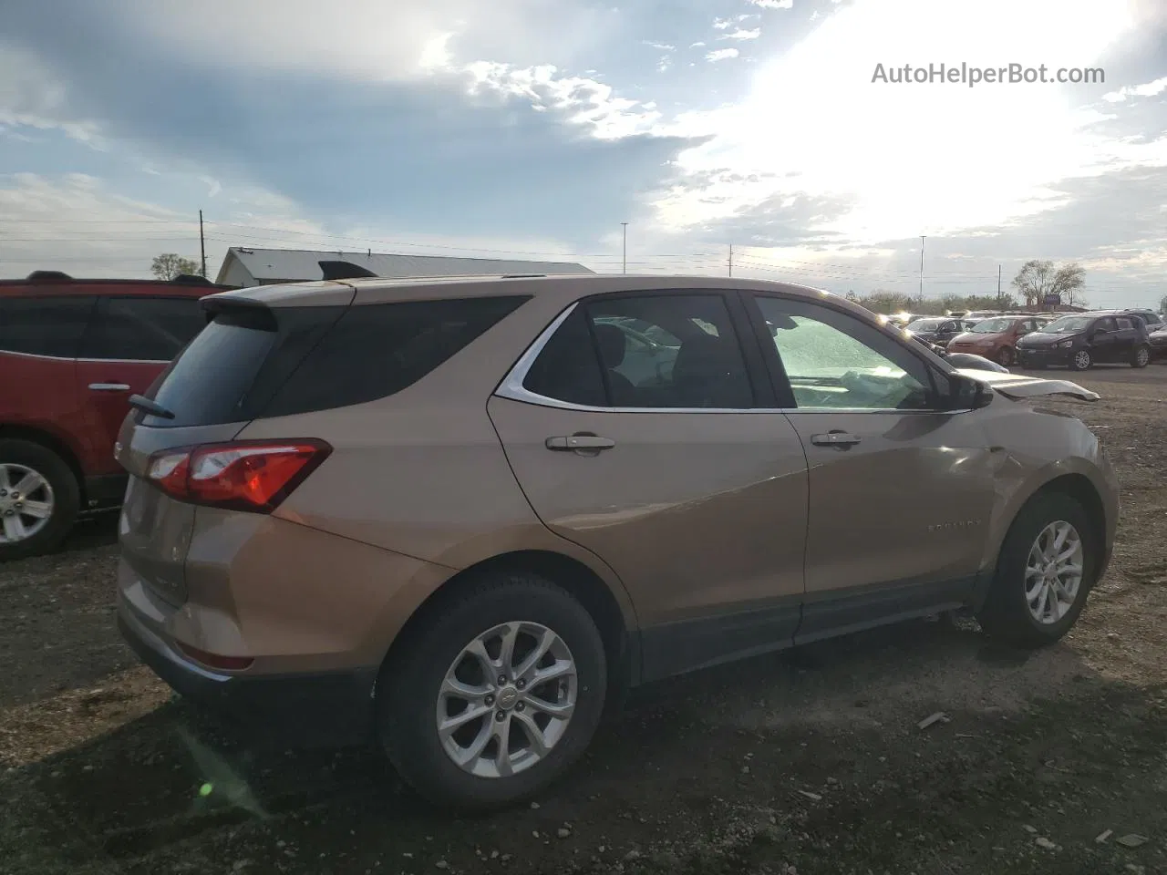 2019 Chevrolet Equinox Lt Tan vin: 2GNAXUEV2K6292151