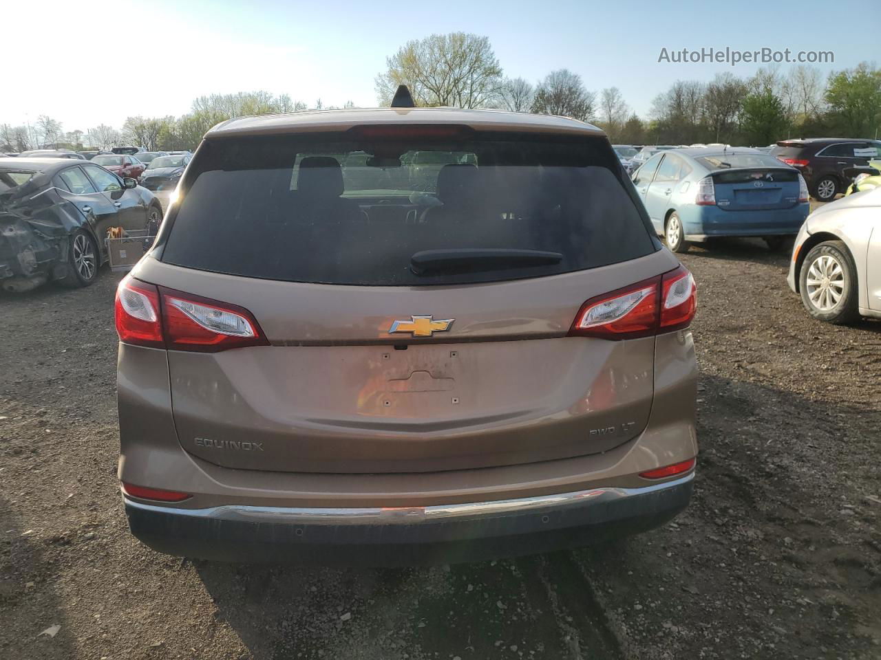 2019 Chevrolet Equinox Lt Tan vin: 2GNAXUEV2K6292151