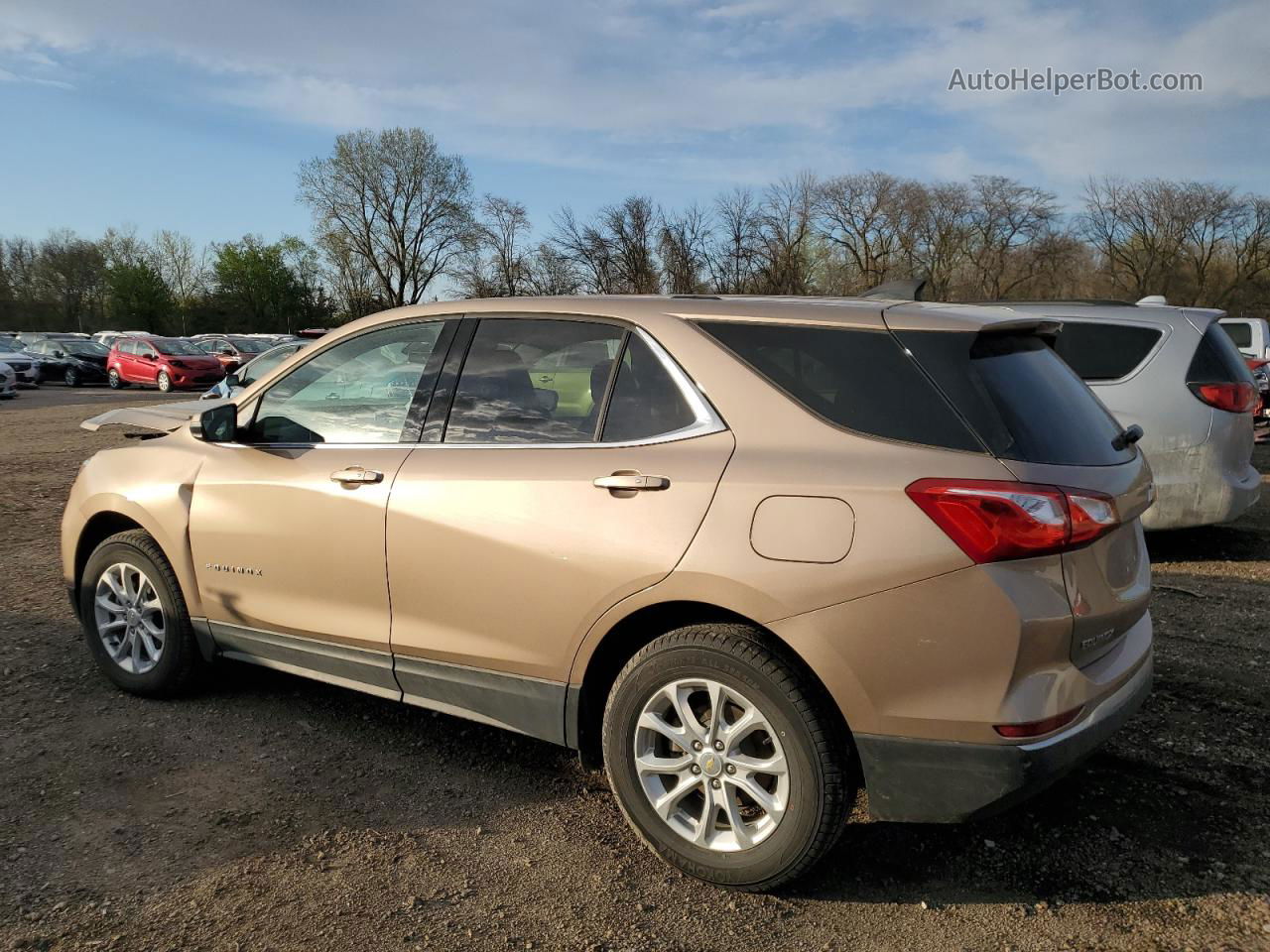 2019 Chevrolet Equinox Lt Tan vin: 2GNAXUEV2K6292151