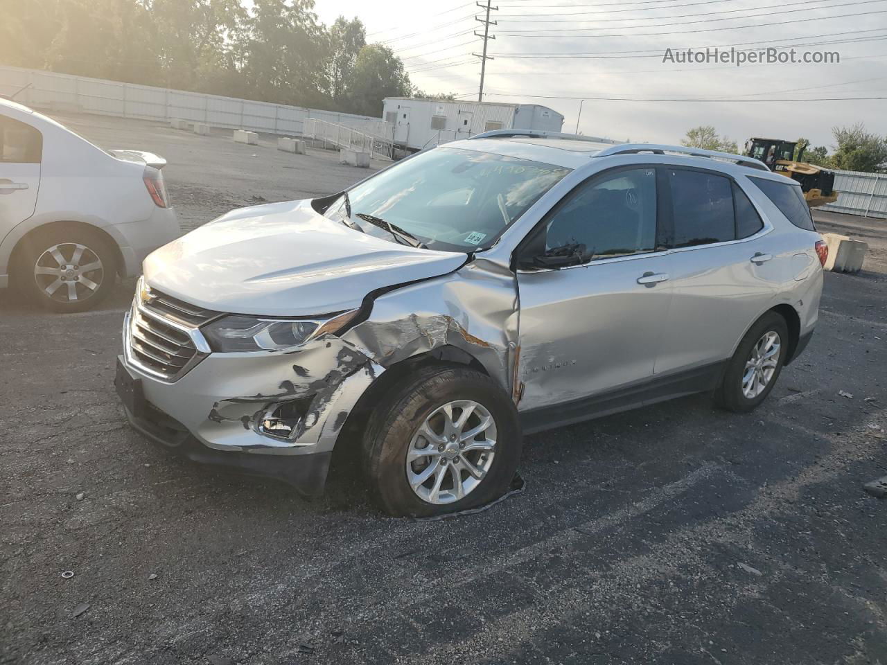 2020 Chevrolet Equinox Lt Silver vin: 2GNAXUEV2L6117531