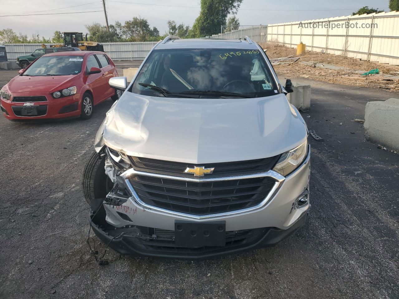 2020 Chevrolet Equinox Lt Silver vin: 2GNAXUEV2L6117531