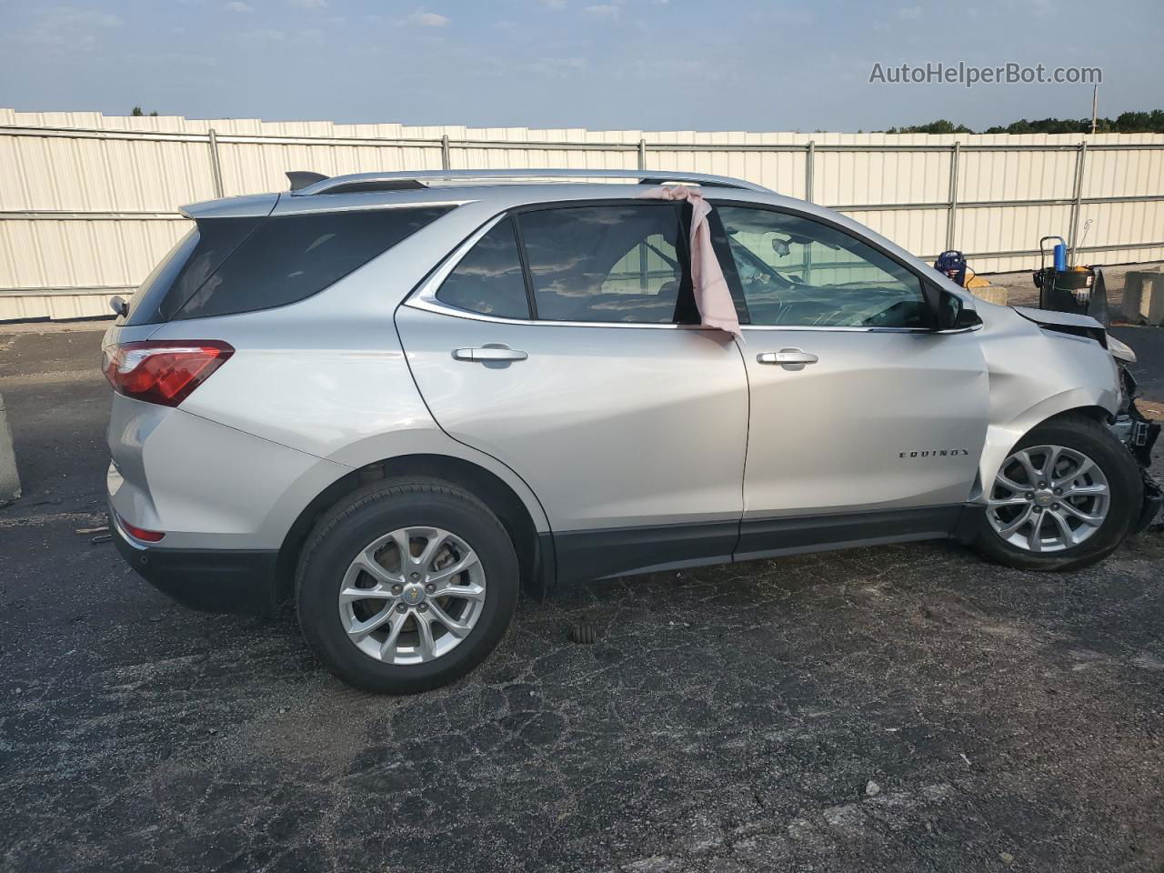 2020 Chevrolet Equinox Lt Silver vin: 2GNAXUEV2L6117531