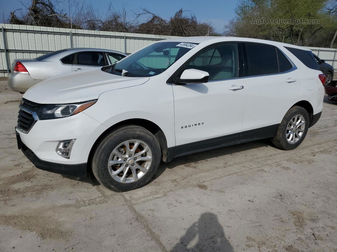 2020 Chevrolet Equinox Lt White vin: 2GNAXUEV3L6221798