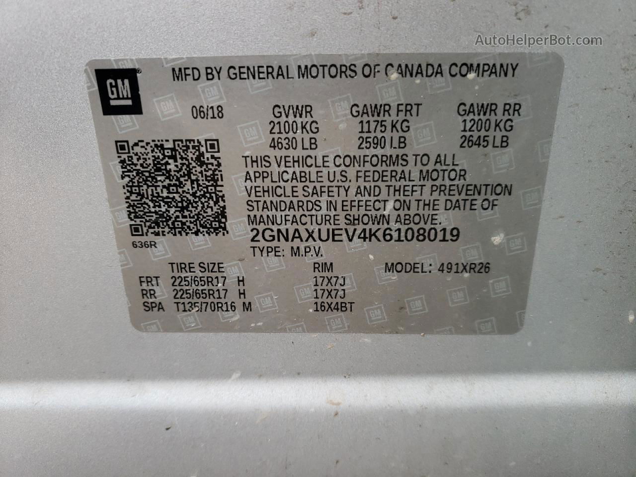 2019 Chevrolet Equinox Lt Silver vin: 2GNAXUEV4K6108019