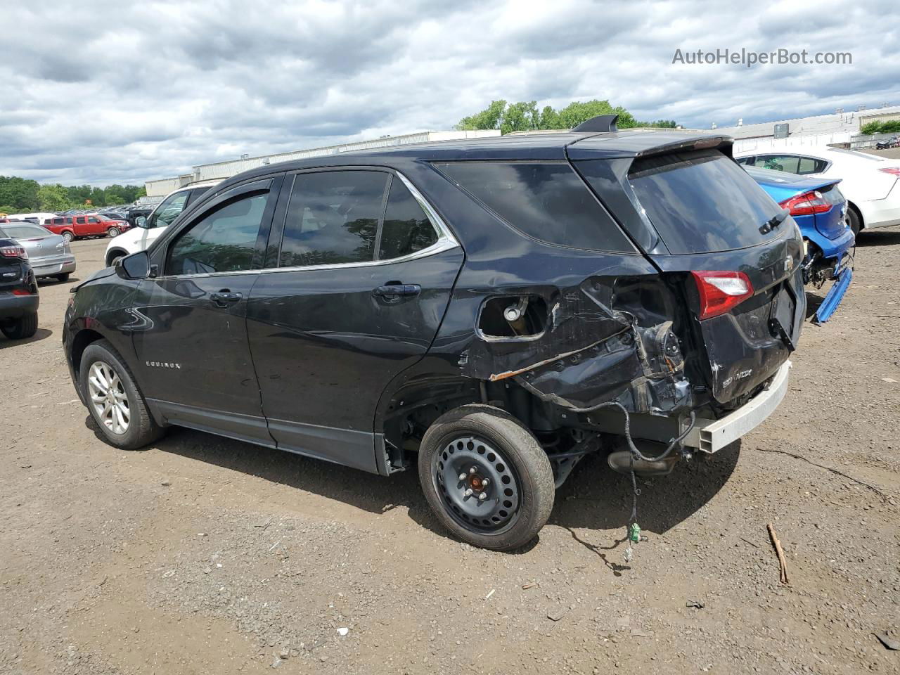 2020 Chevrolet Equinox Lt Черный vin: 2GNAXUEV4L6243034