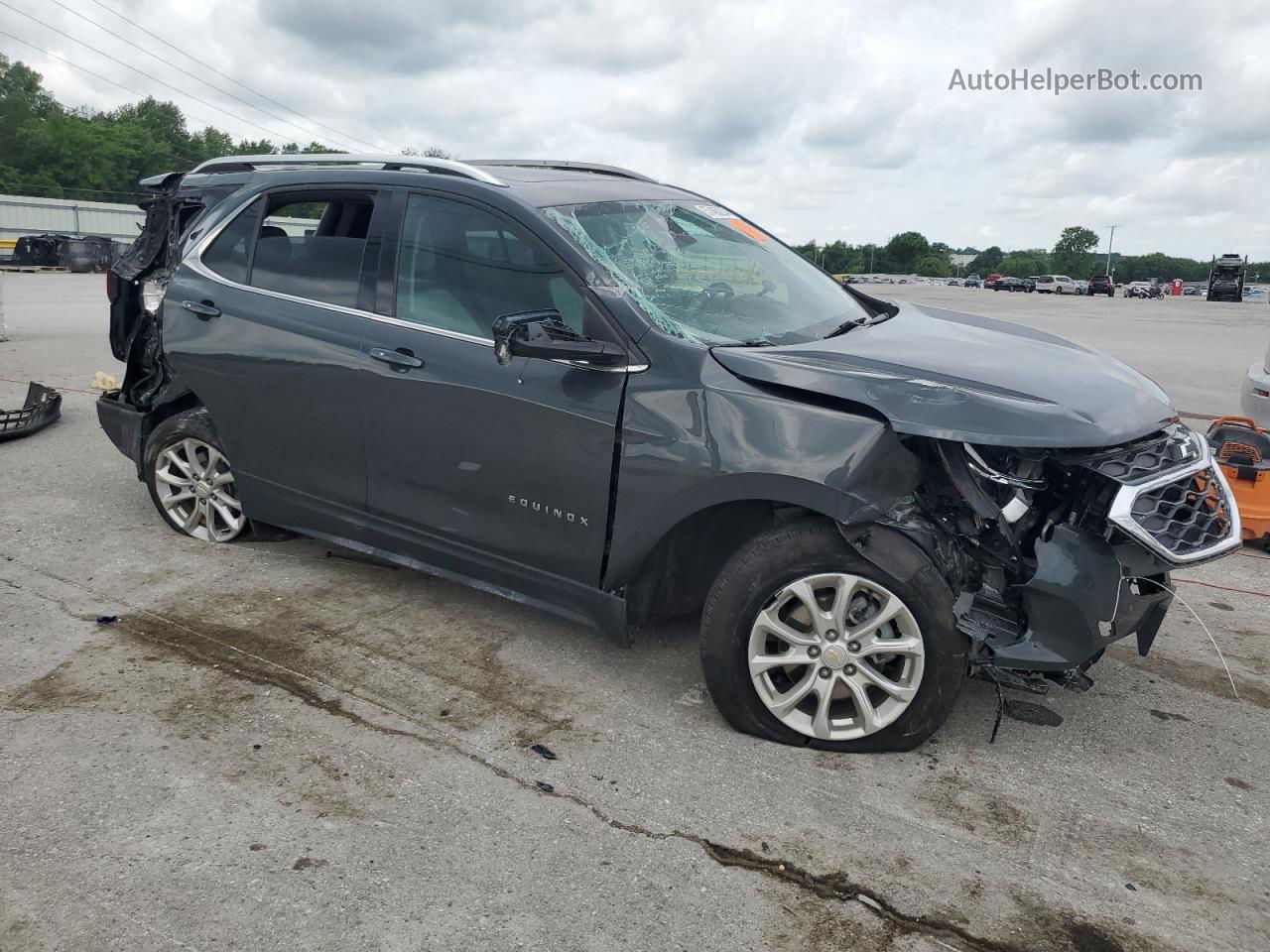 2019 Chevrolet Equinox Lt Gray vin: 2GNAXUEV5K6297344