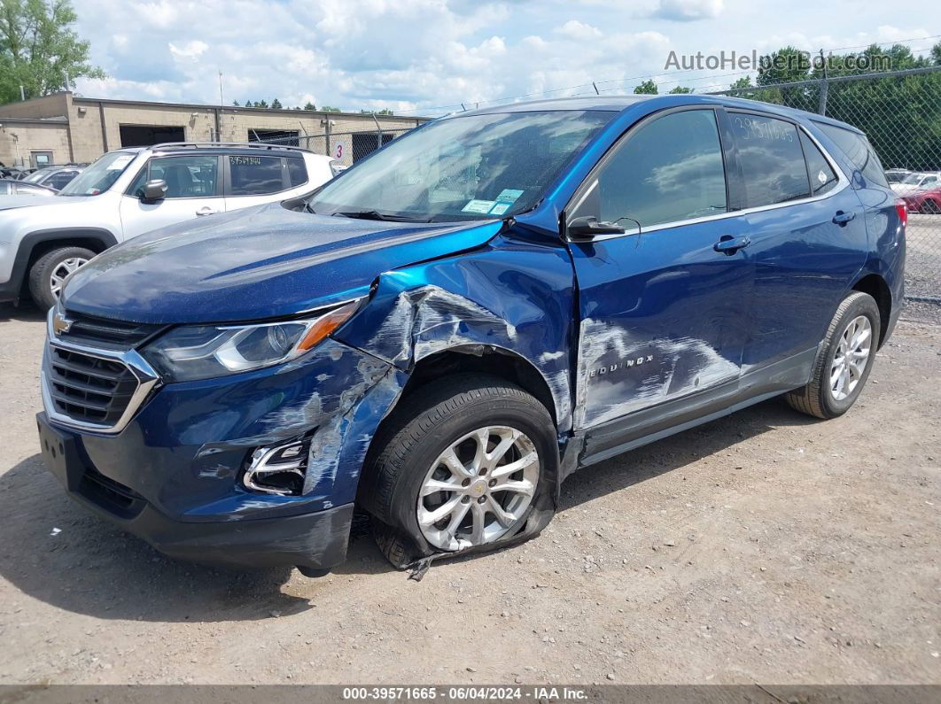 2020 Chevrolet Equinox Awd Lt 1.5l Turbo Blue vin: 2GNAXUEV7L6165025