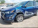 2020 Chevrolet Equinox Awd Lt 1.5l Turbo Blue vin: 2GNAXUEV7L6165025