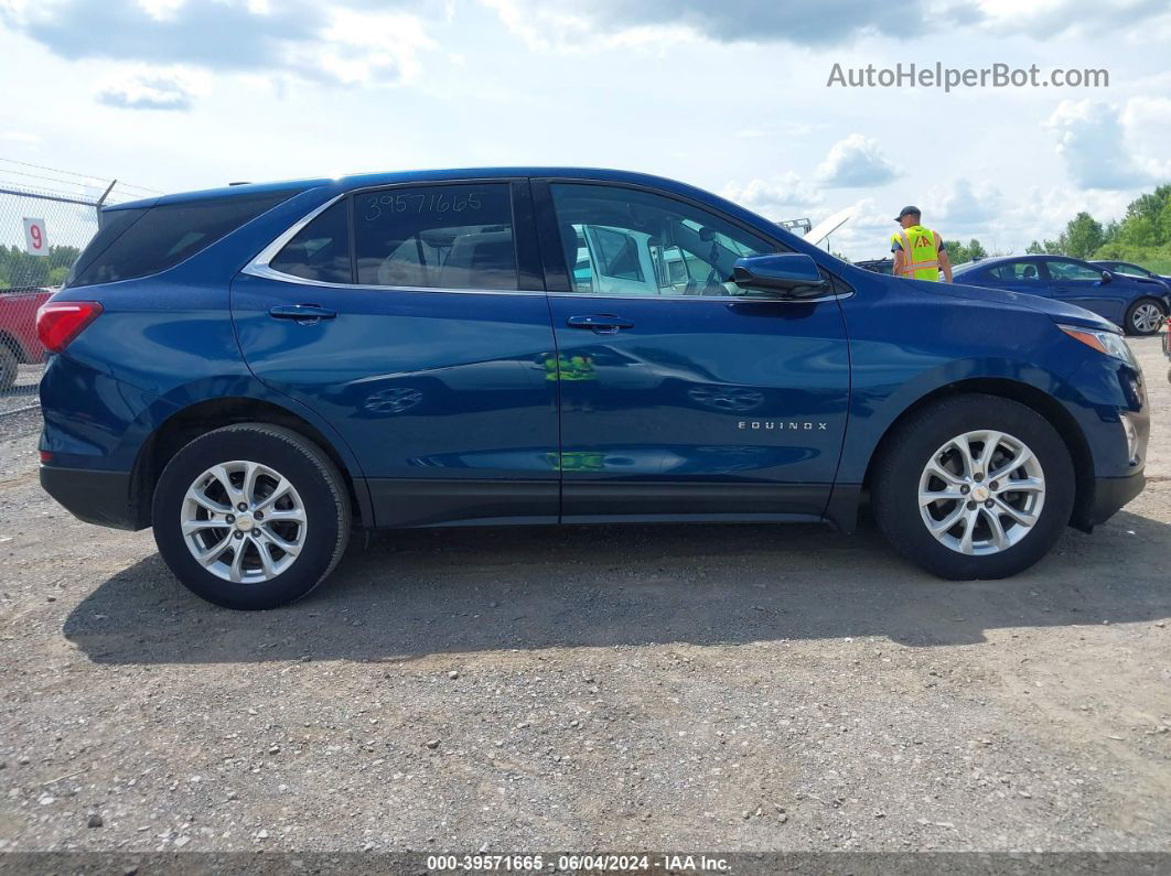 2020 Chevrolet Equinox Awd Lt 1.5l Turbo Blue vin: 2GNAXUEV7L6165025