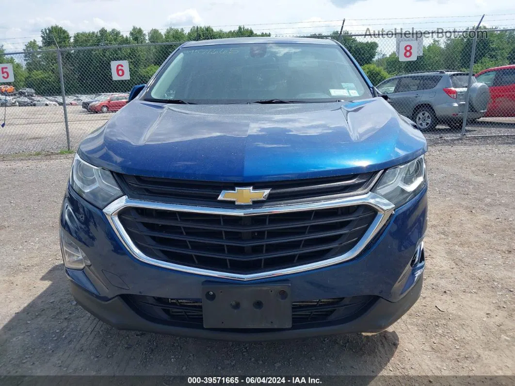 2020 Chevrolet Equinox Awd Lt 1.5l Turbo Blue vin: 2GNAXUEV7L6165025