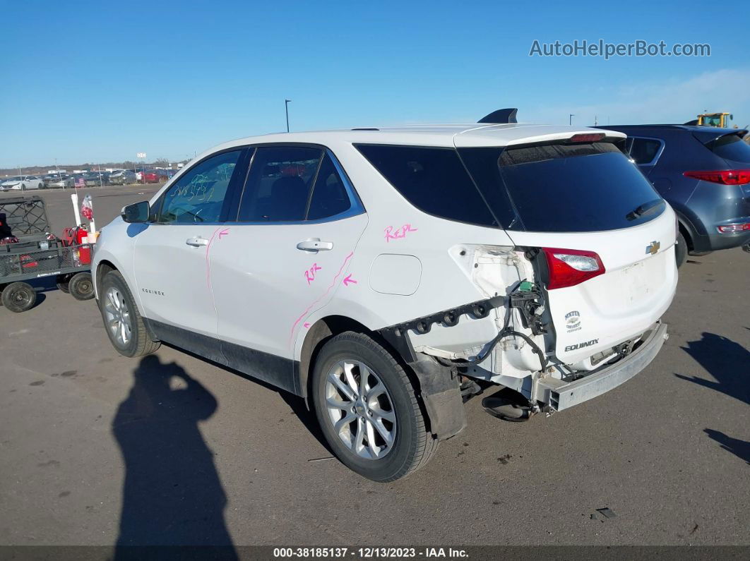 2019 Chevrolet Equinox Lt White vin: 2GNAXUEV8K6178364