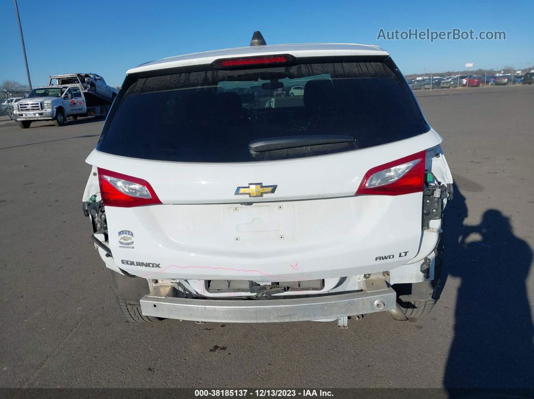 2019 Chevrolet Equinox Lt White vin: 2GNAXUEV8K6178364