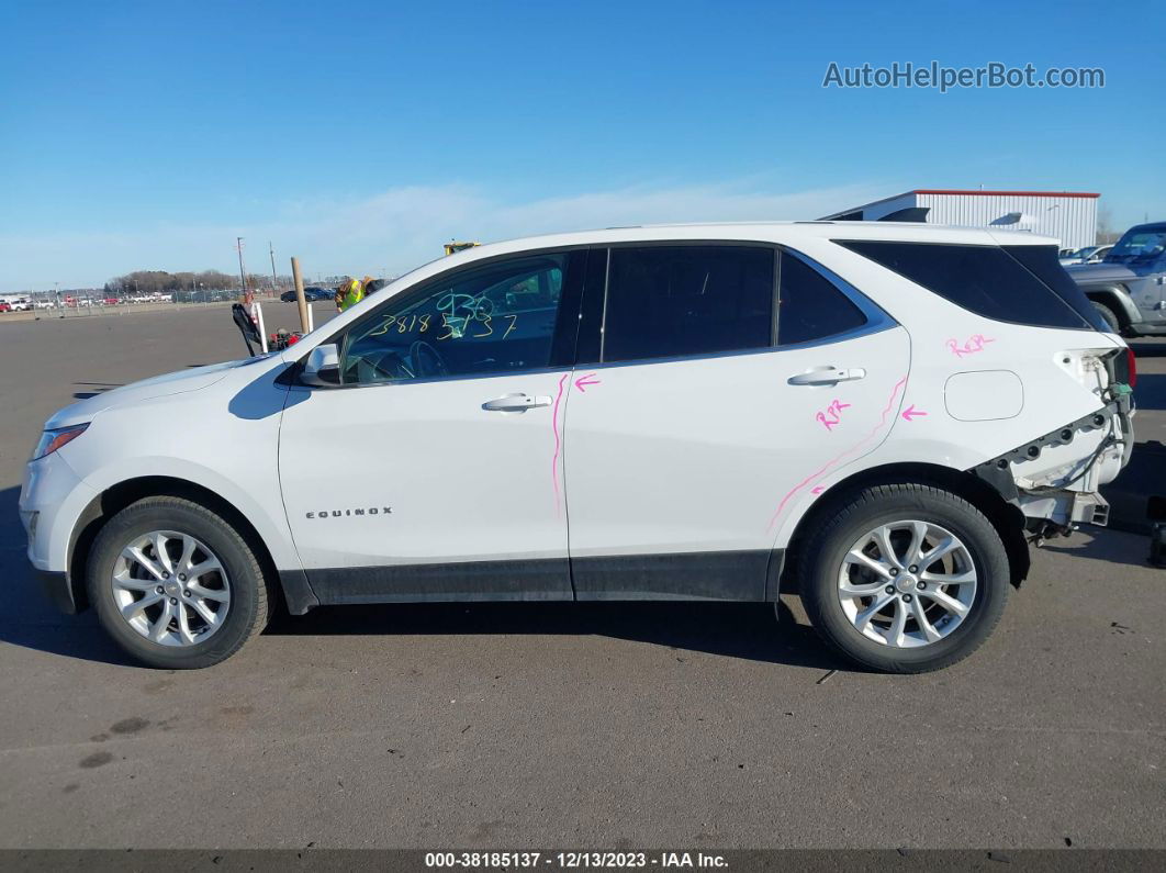 2019 Chevrolet Equinox Lt White vin: 2GNAXUEV8K6178364