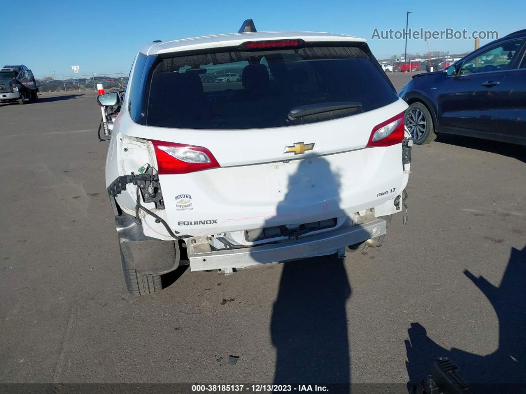 2019 Chevrolet Equinox Lt White vin: 2GNAXUEV8K6178364