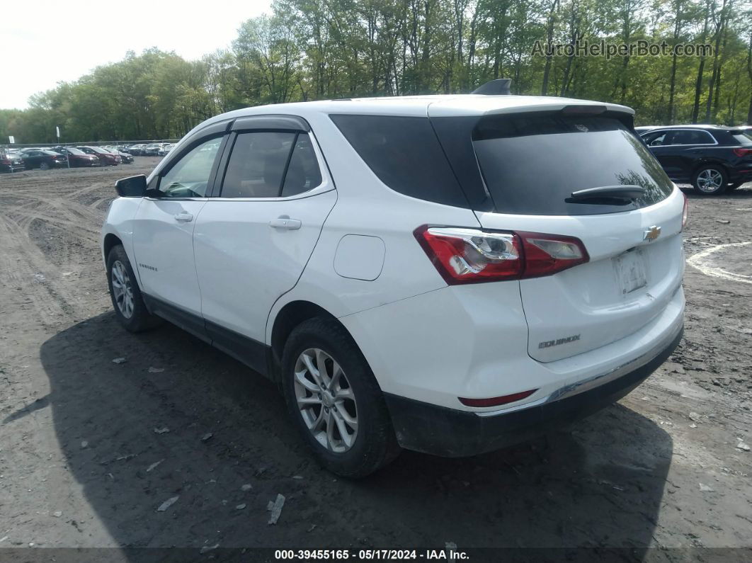 2019 Chevrolet Equinox Lt White vin: 2GNAXUEV9K6115385