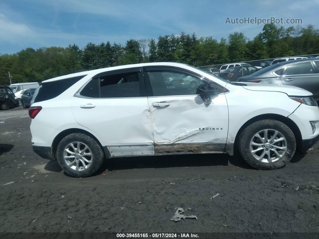 2019 Chevrolet Equinox Lt White vin: 2GNAXUEV9K6115385