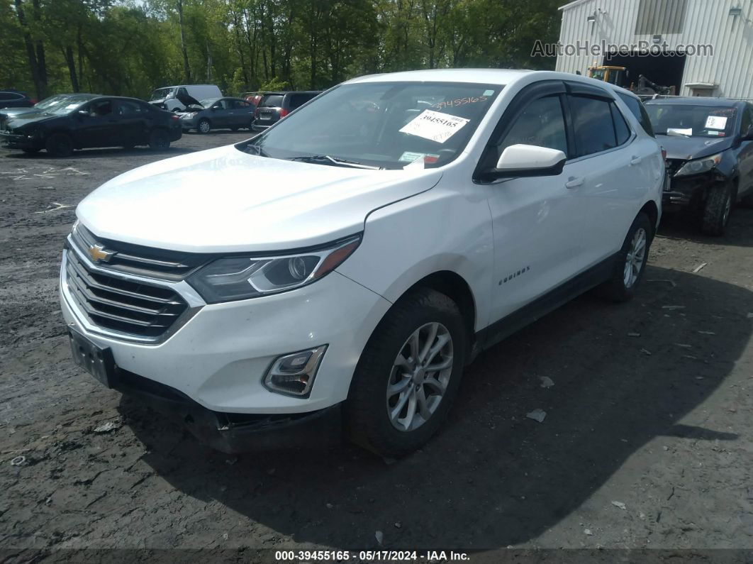 2019 Chevrolet Equinox Lt White vin: 2GNAXUEV9K6115385