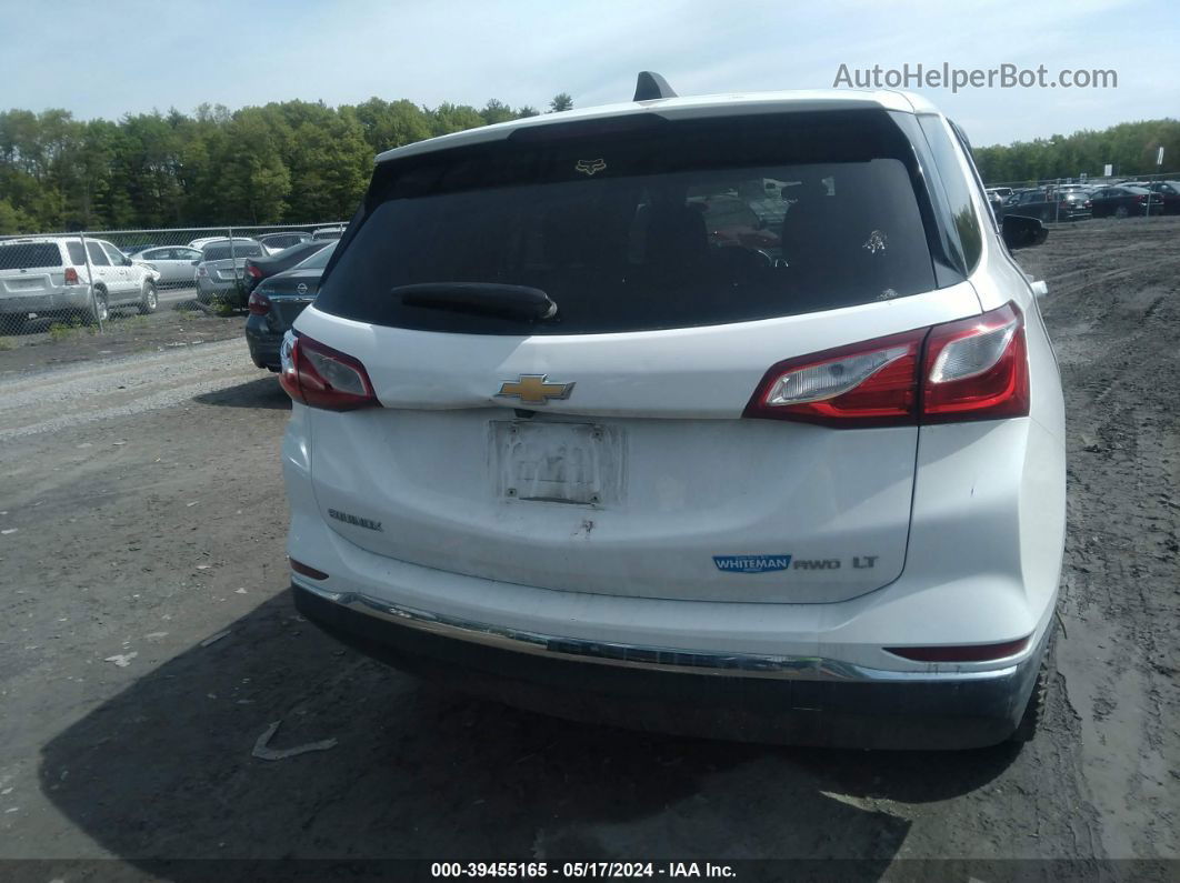 2019 Chevrolet Equinox Lt White vin: 2GNAXUEV9K6115385