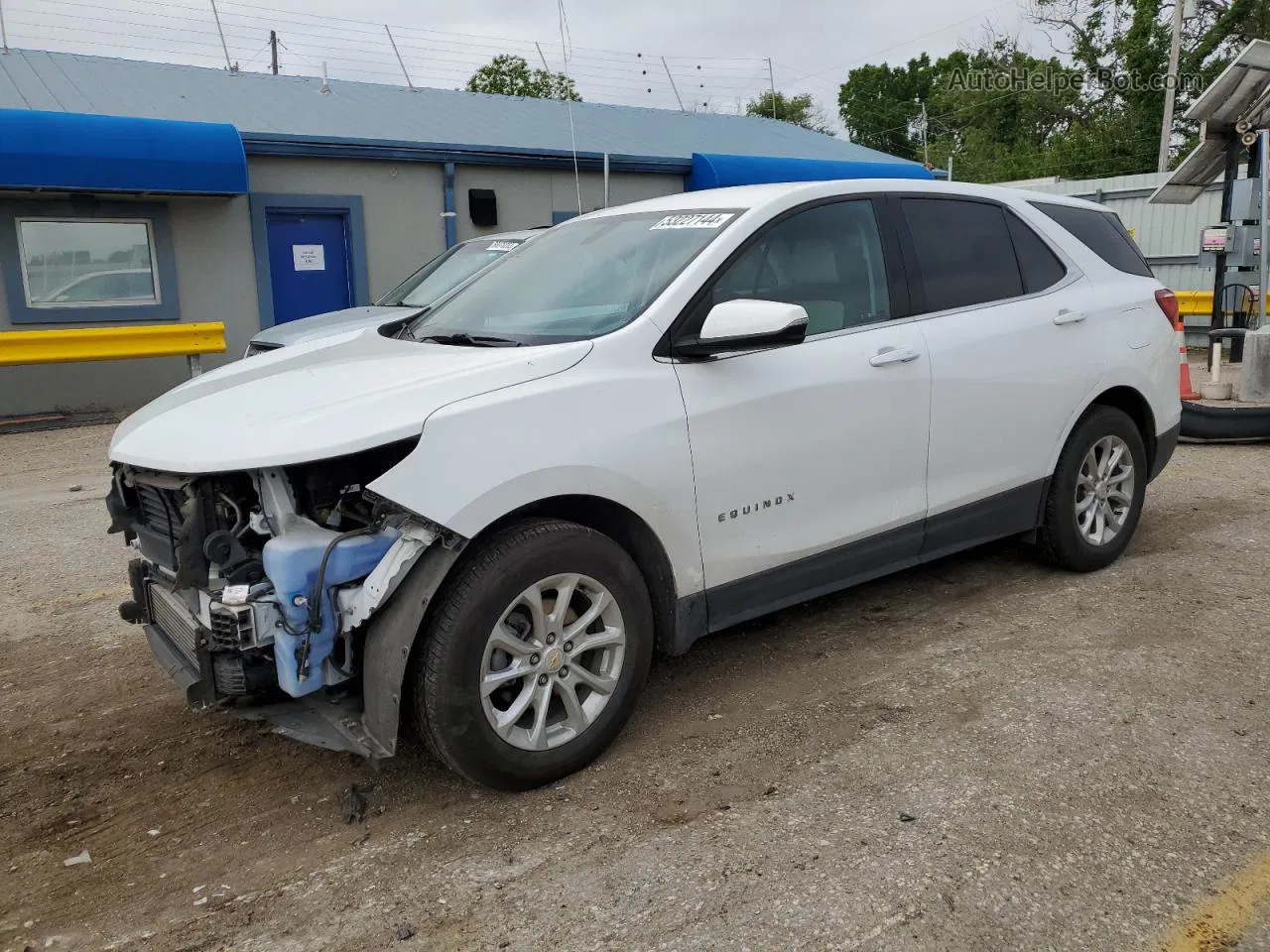 2019 Chevrolet Equinox Lt White vin: 2GNAXUEVXK6274173