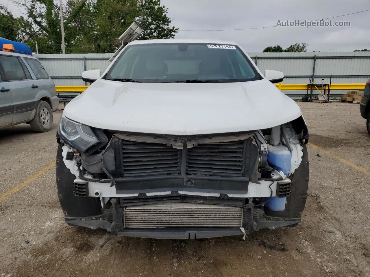 2019 Chevrolet Equinox Lt White vin: 2GNAXUEVXK6274173