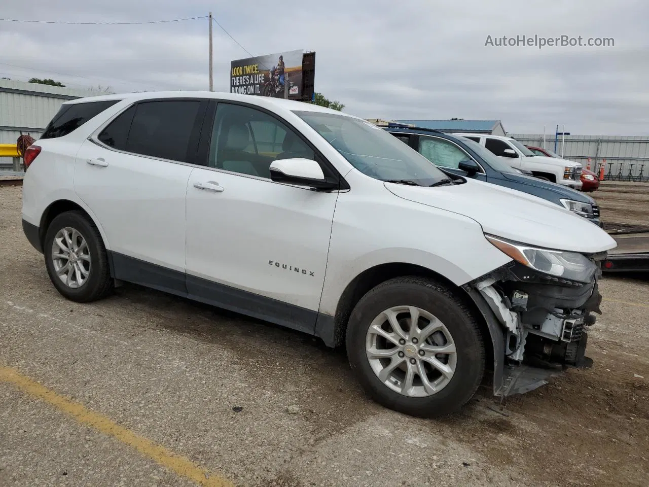 2019 Chevrolet Equinox Lt Белый vin: 2GNAXUEVXK6274173