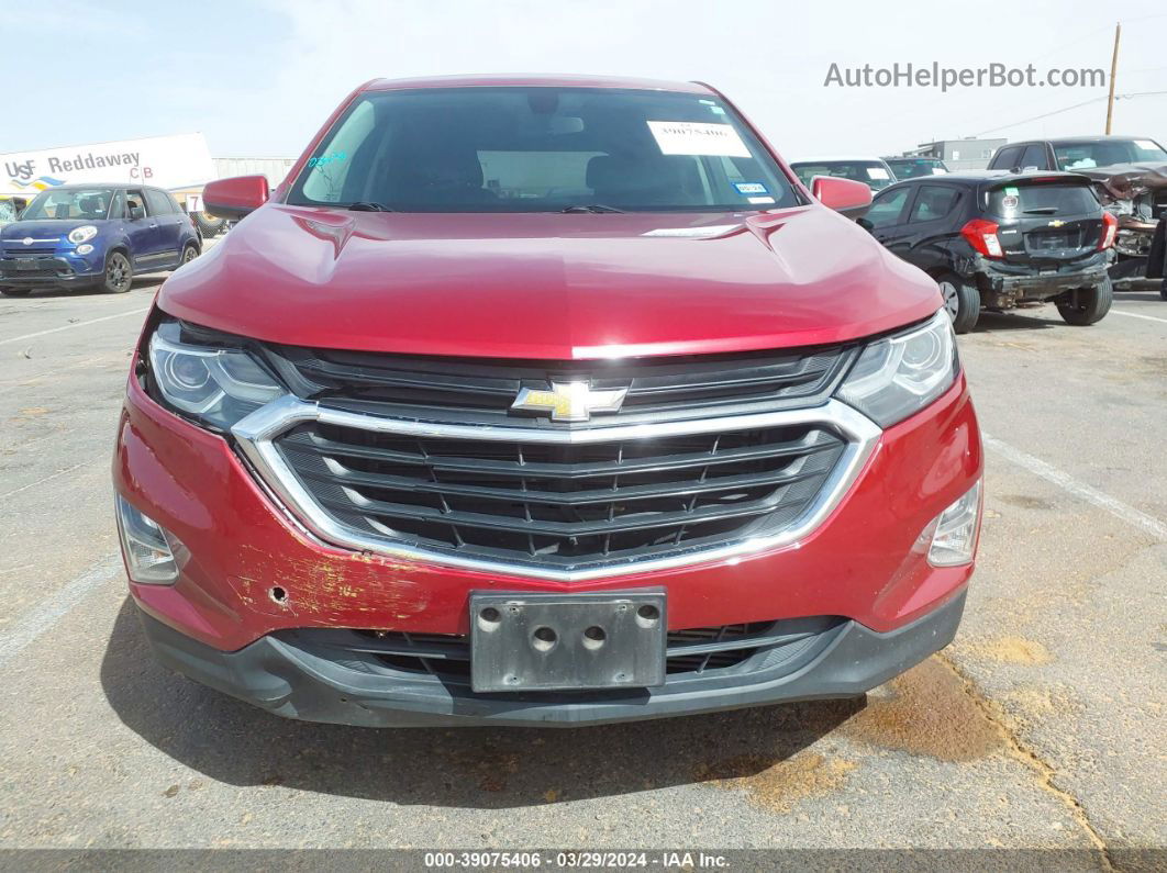 2019 Chevrolet Equinox Lt Red vin: 2GNAXUEVXK6302909