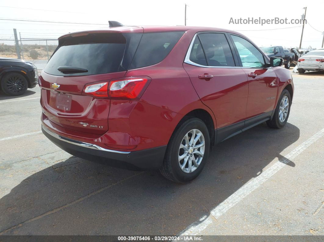 2019 Chevrolet Equinox Lt Red vin: 2GNAXUEVXK6302909