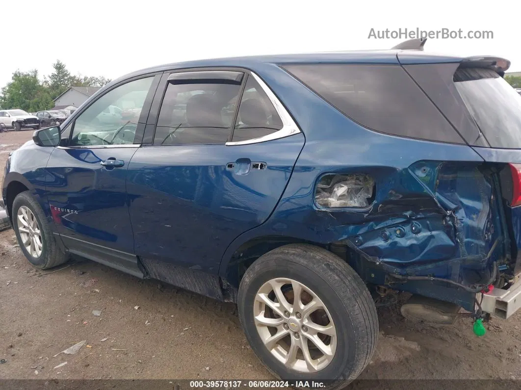 2020 Chevrolet Equinox Awd Lt 1.5l Turbo Blue vin: 2GNAXUEVXL6147442