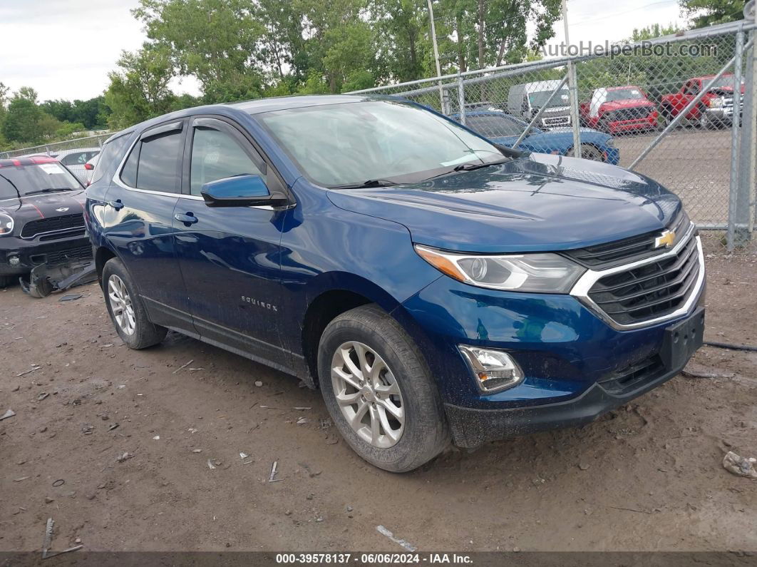 2020 Chevrolet Equinox Awd Lt 1.5l Turbo Blue vin: 2GNAXUEVXL6147442