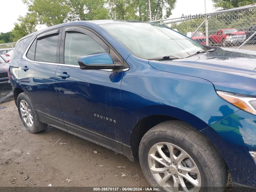 2020 Chevrolet Equinox Awd Lt 1.5l Turbo Blue vin: 2GNAXUEVXL6147442